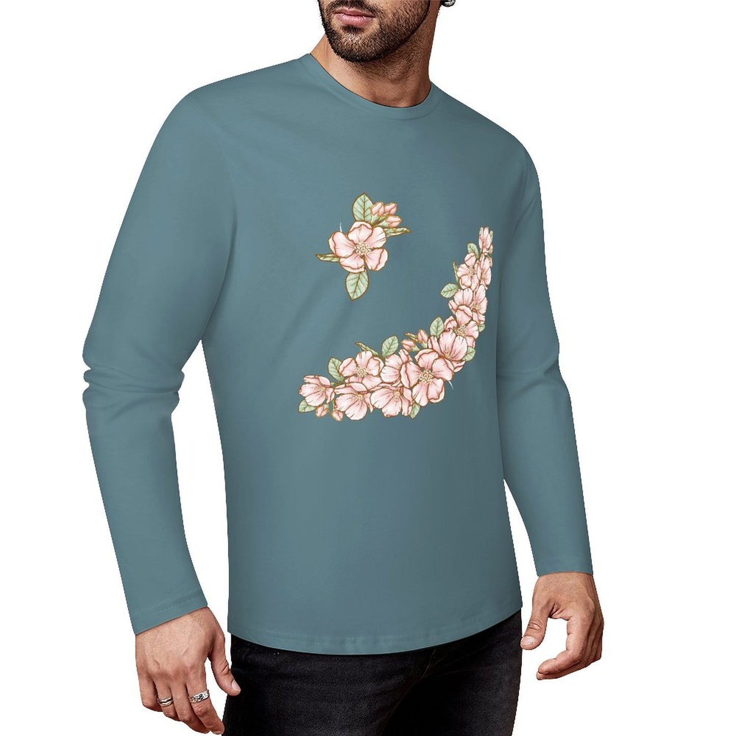 Pure Cotton Long Sleeved T-shirt