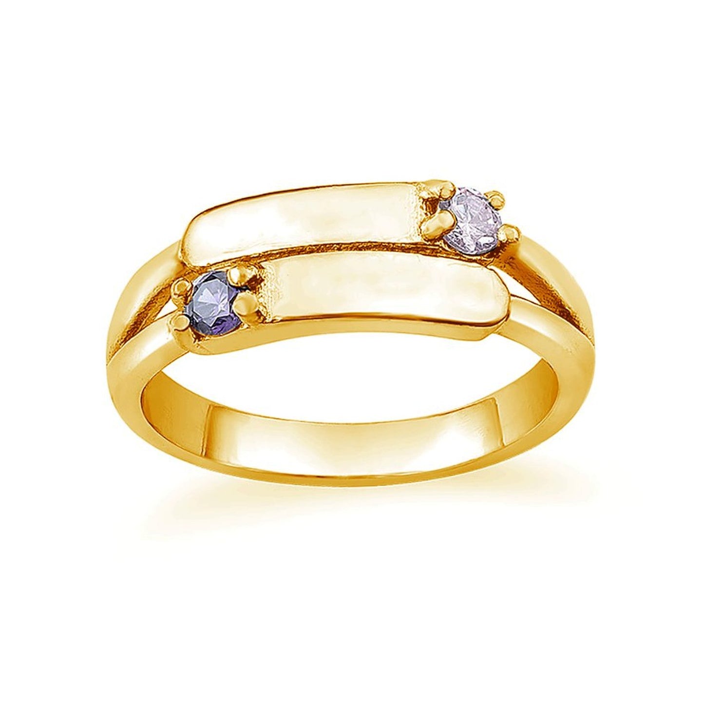 Double Name Ring