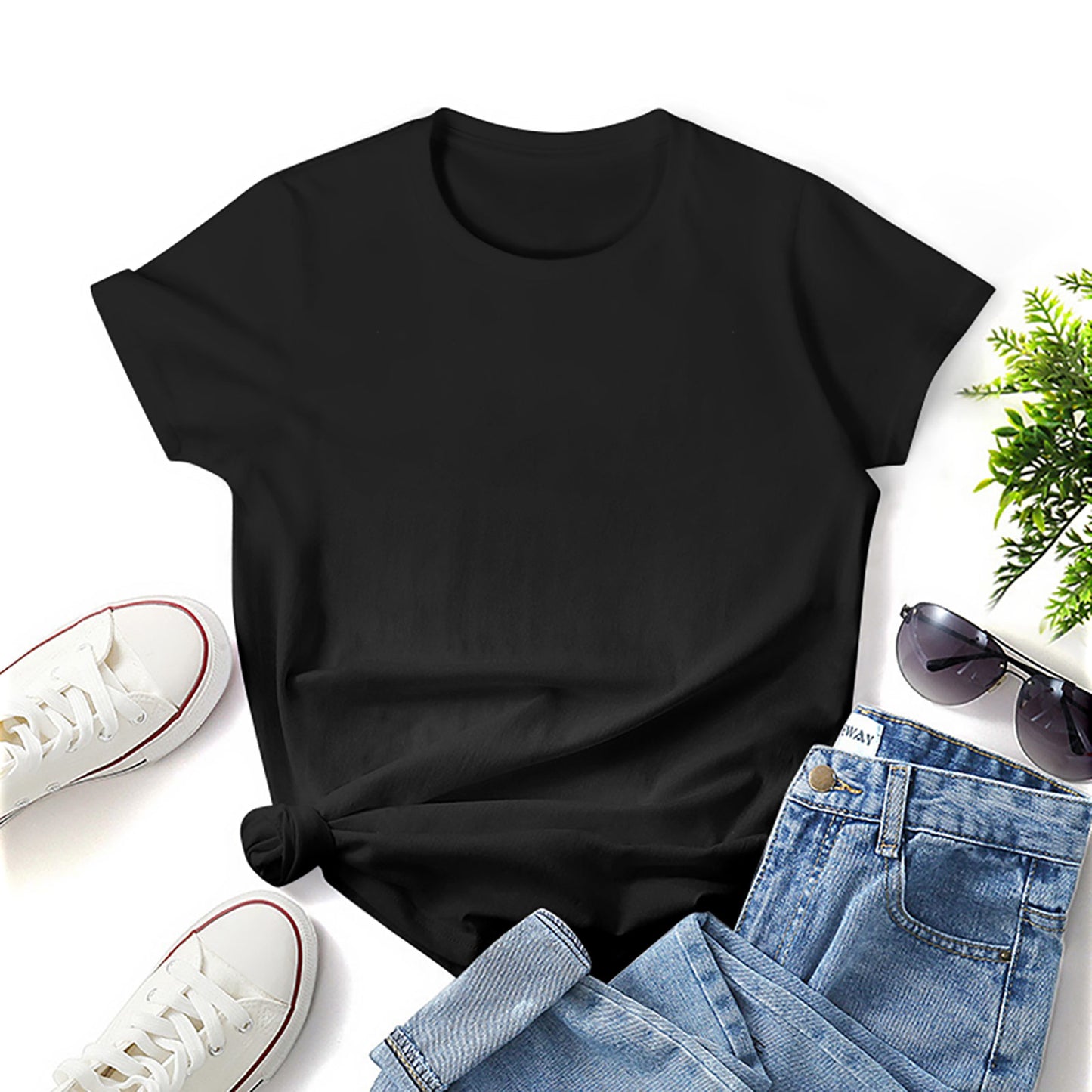 Gildan T-shirt Women Flowers