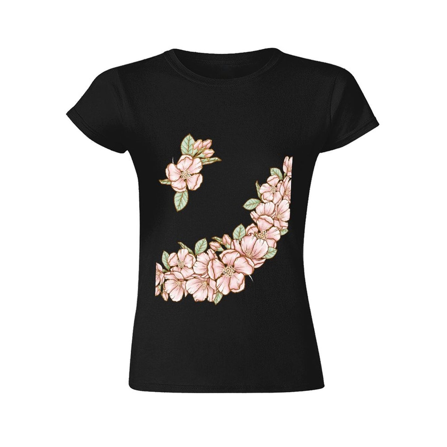 Gildan T-shirt Women Flowers