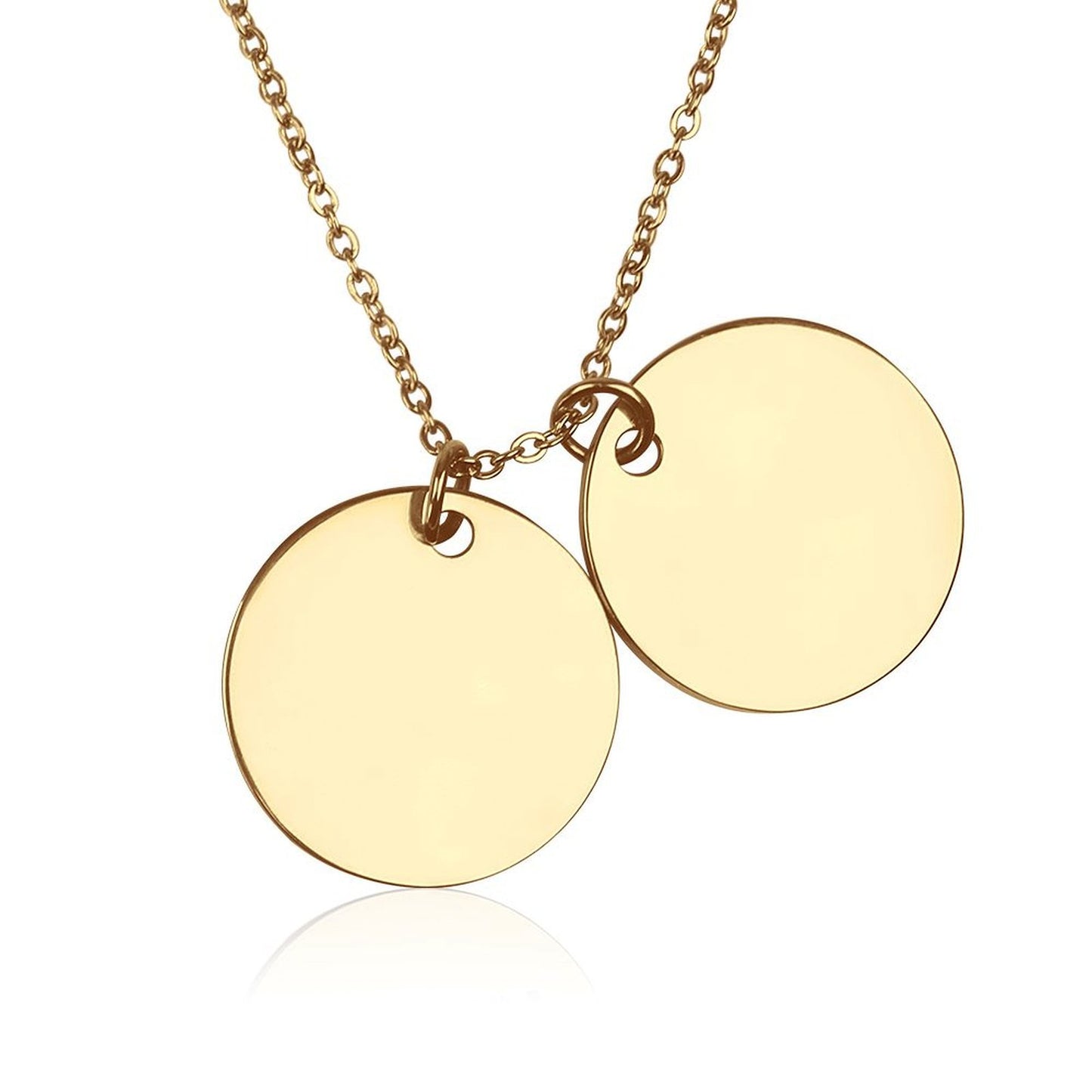 Double Disc Necklace