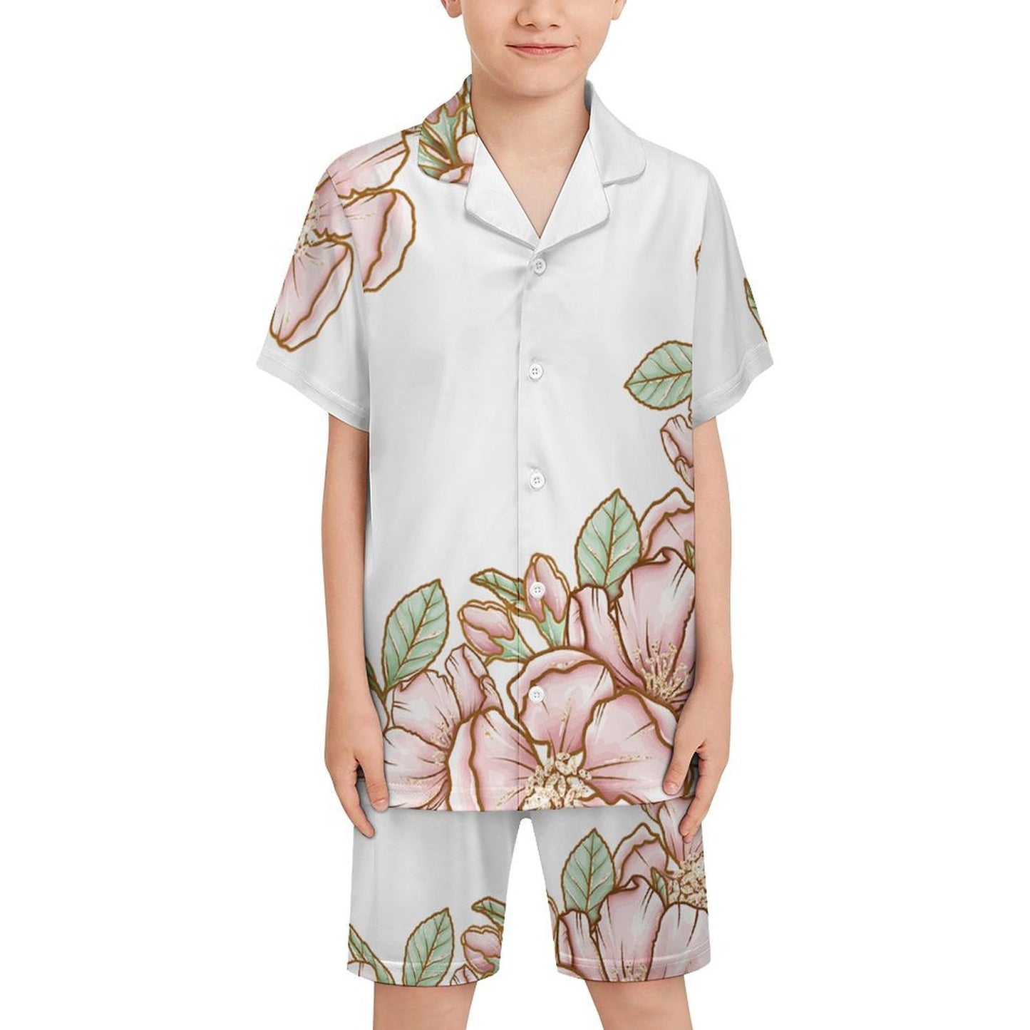 Cuban Collar Pajama Set