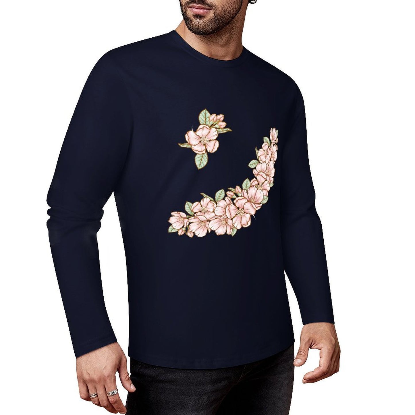 Pure Cotton Long Sleeved T-shirt