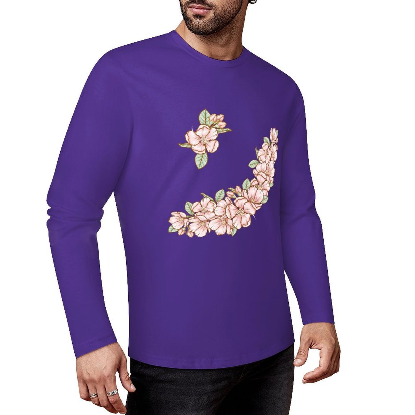 Pure Cotton Long Sleeved T-shirt