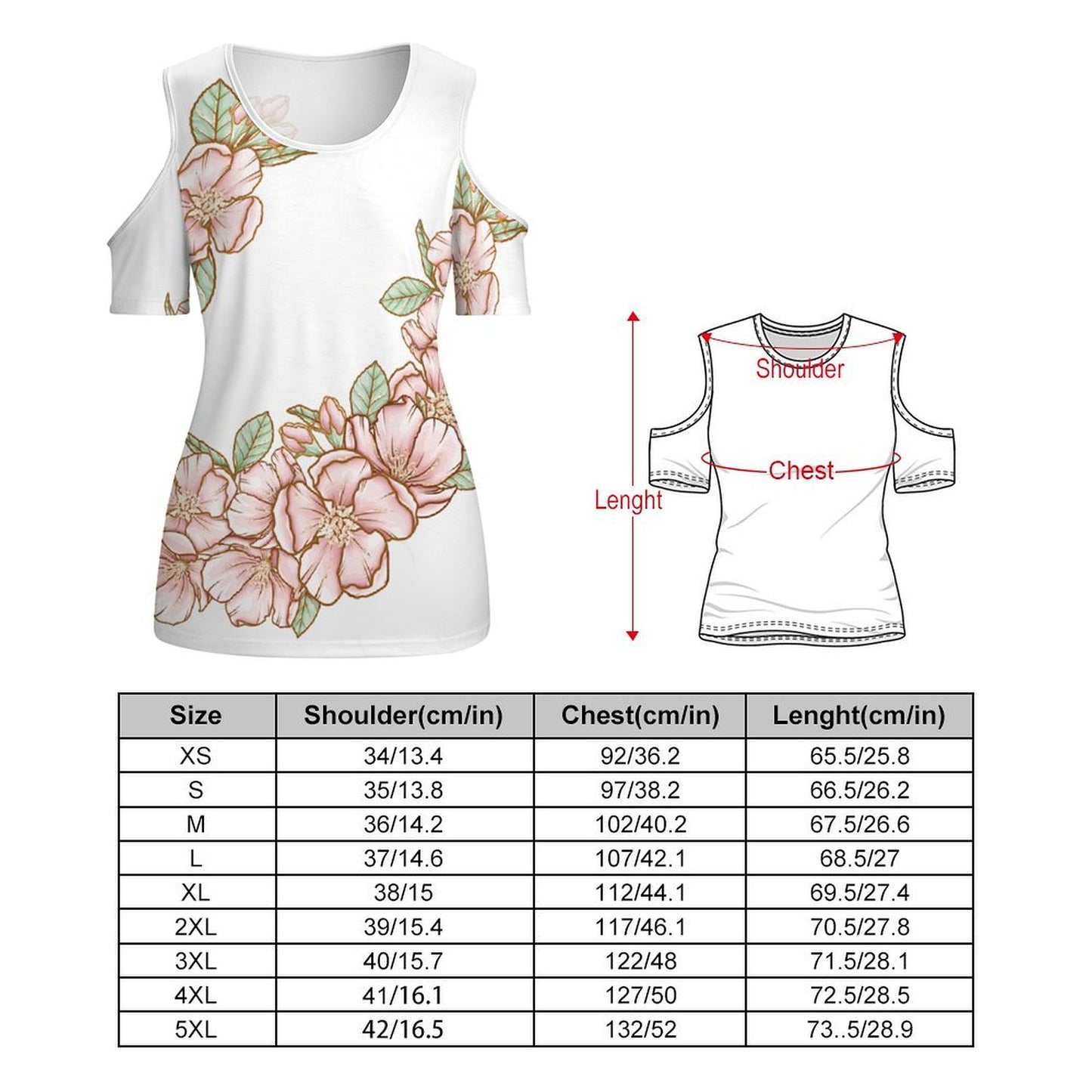 Crewneck Casual Solid Color Short Sleeve-Single Graph Flowers