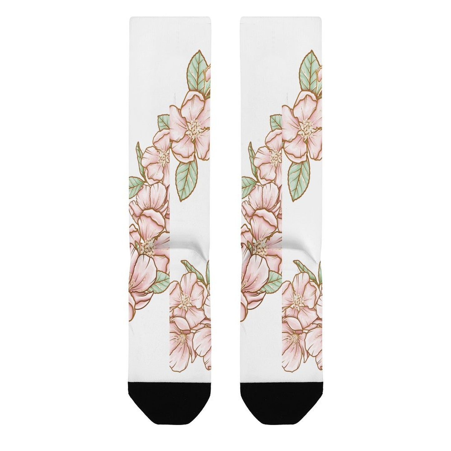 All Printed Stockings Flowers Style 42cm