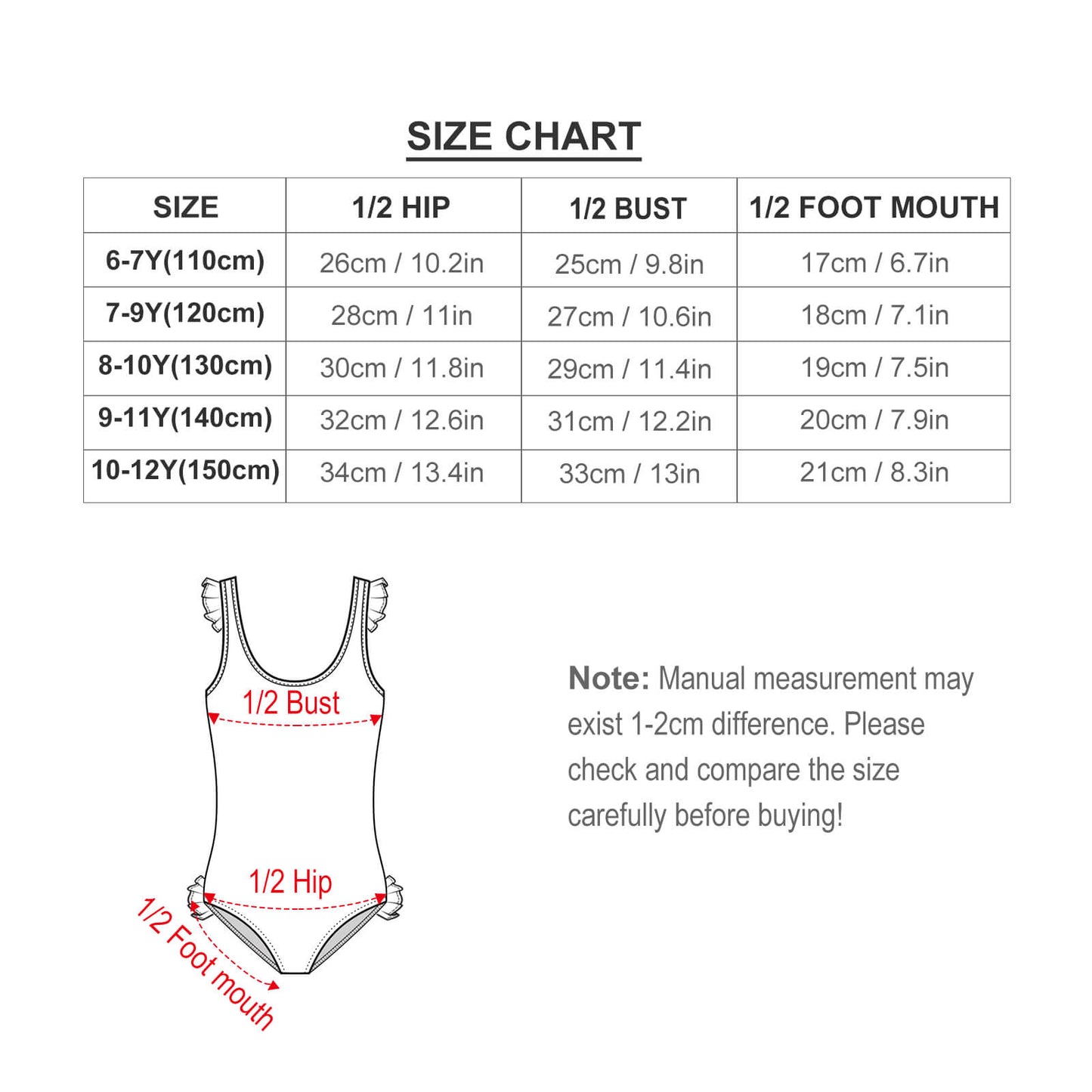 Children's One-piece Swimsuit