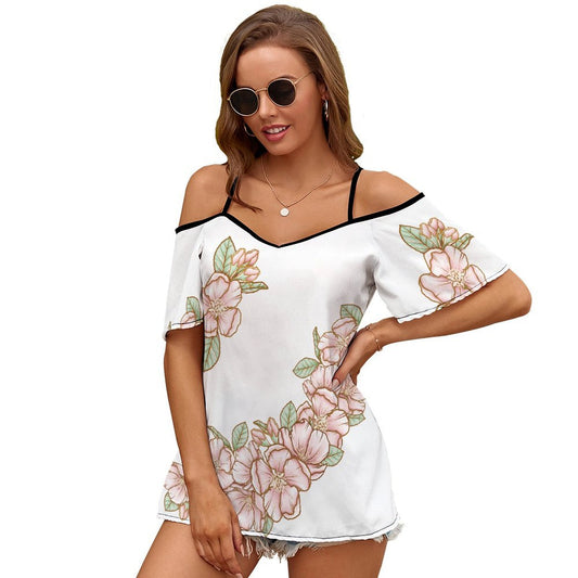 Cold Shoulder Dress Flowers