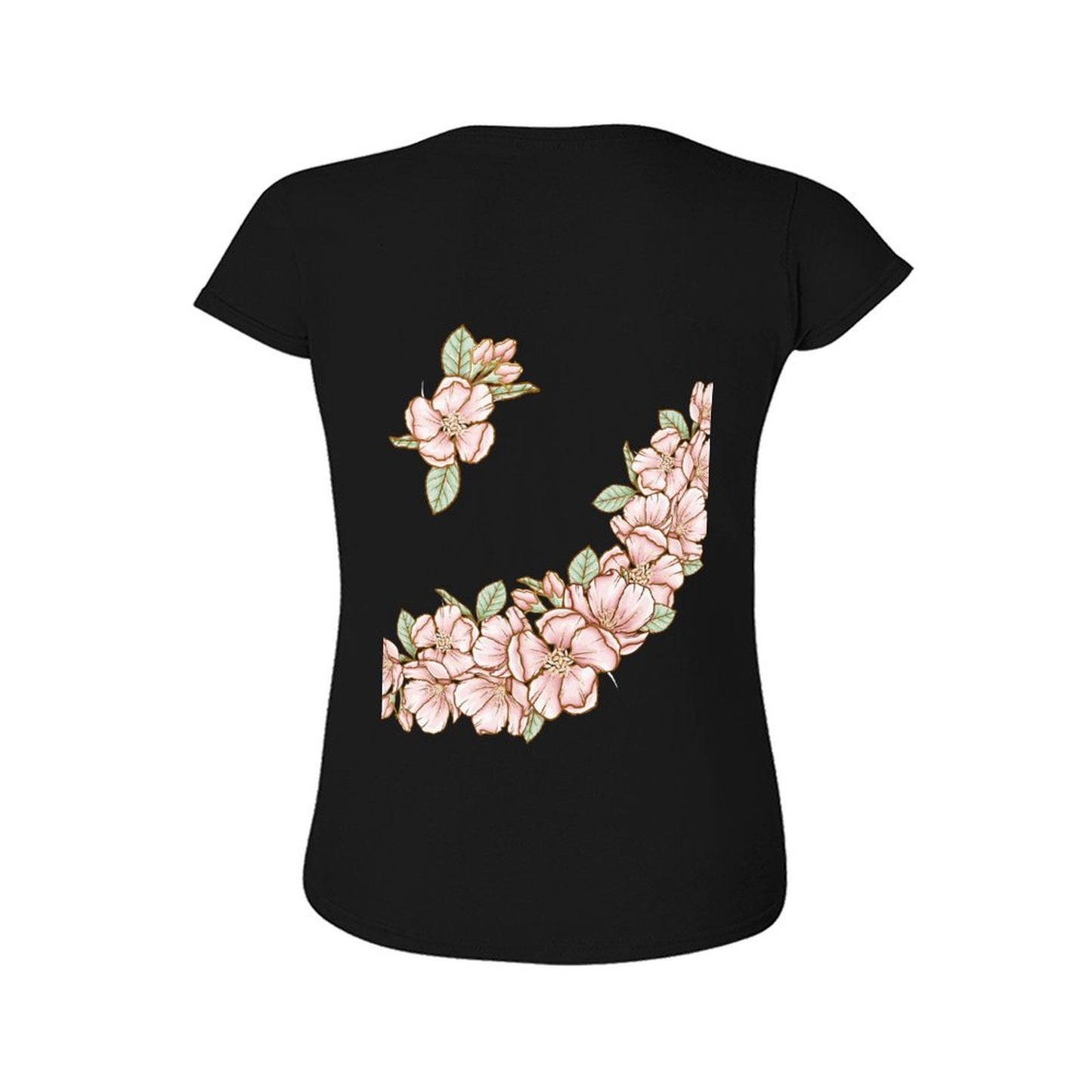 Gildan T-shirt Women Flowers