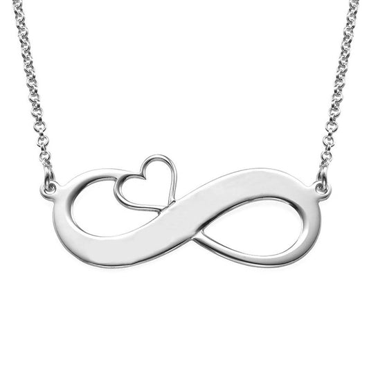Heart Shaped Infinite Necklace