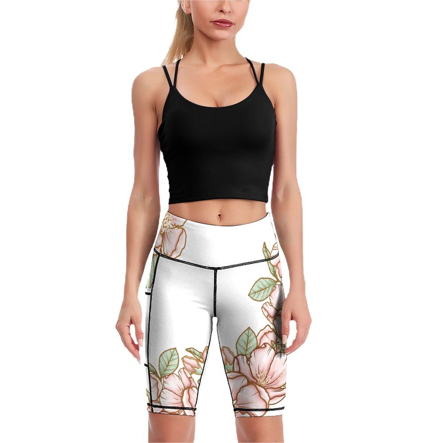 Knee-Length Yoga Shorts