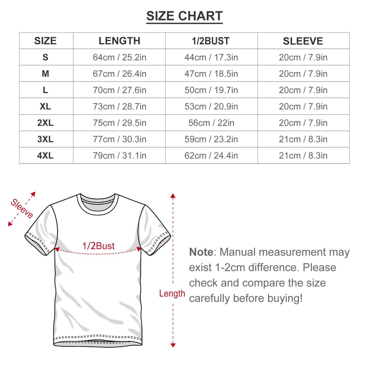 Unisex Short-sleeve Shirt Printed