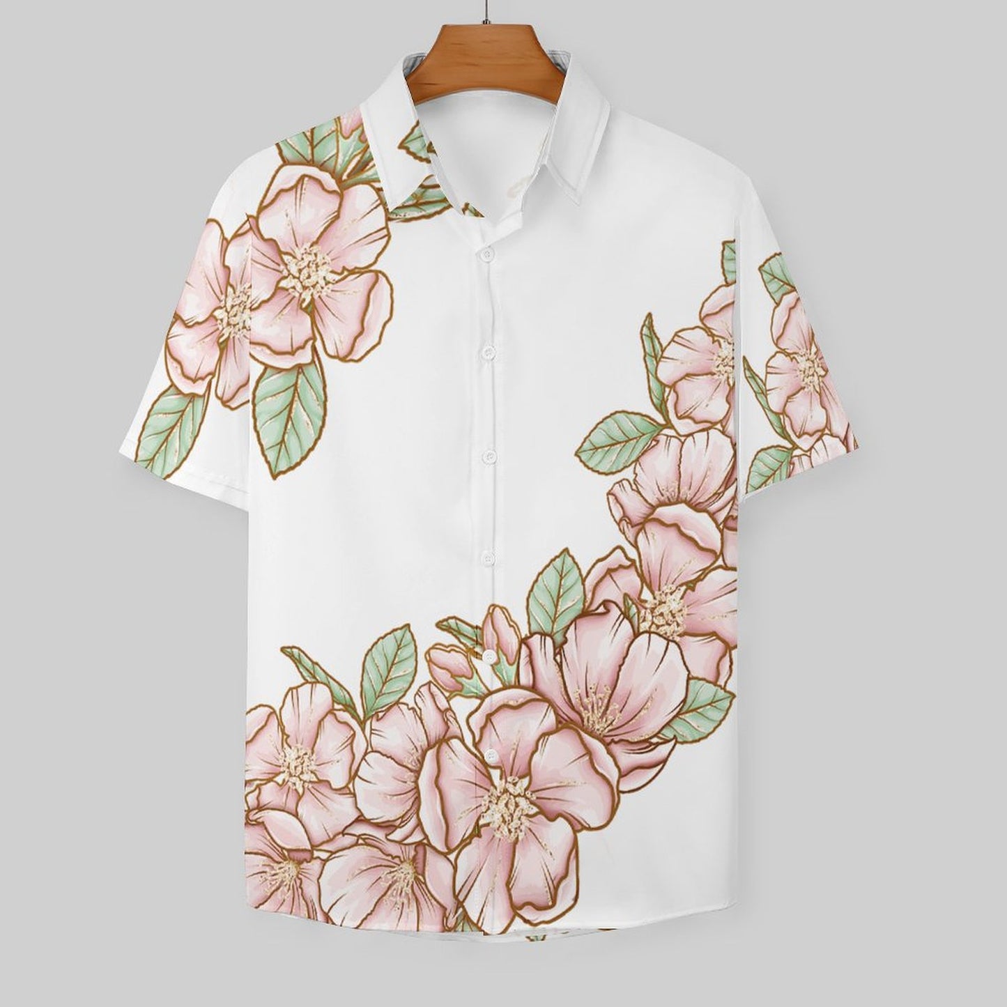 Pocket Less Short Sleeved Shirt