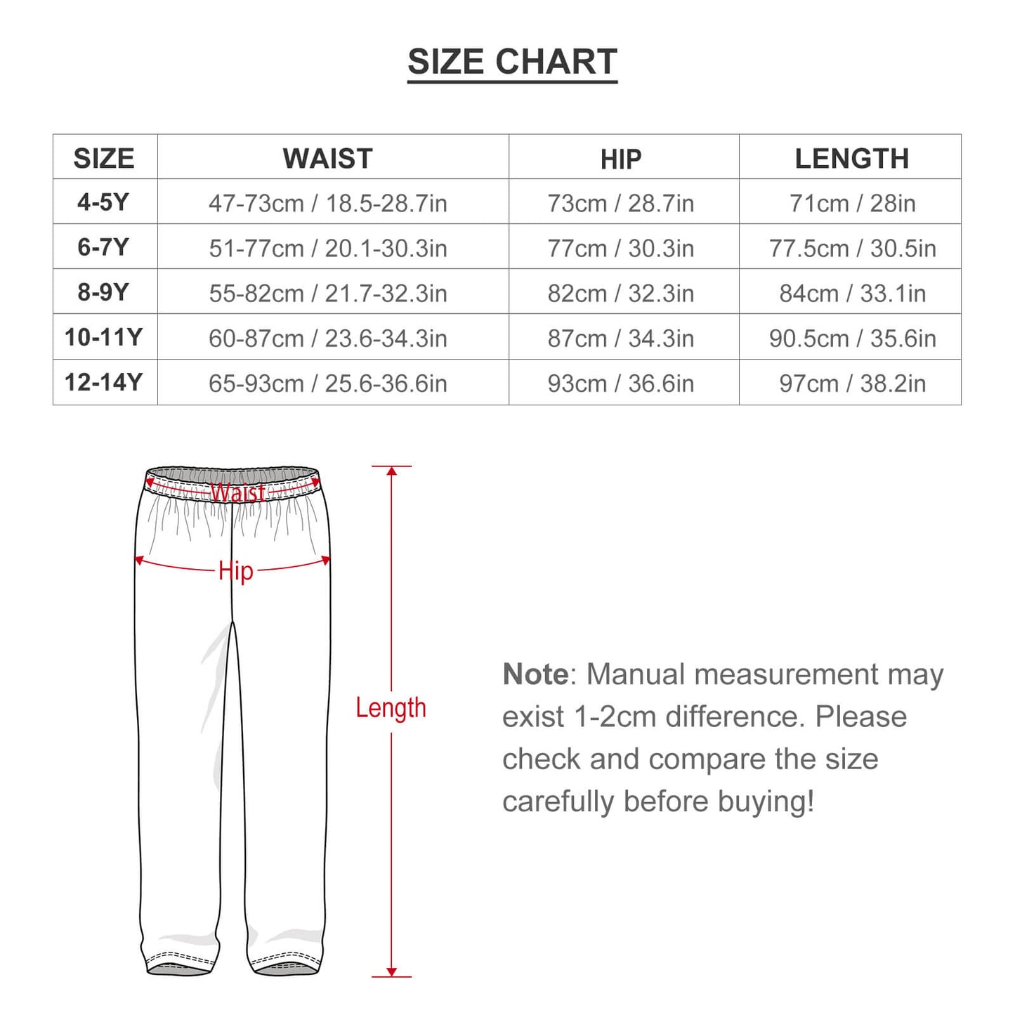 Children's Long Sleeved Pajamas