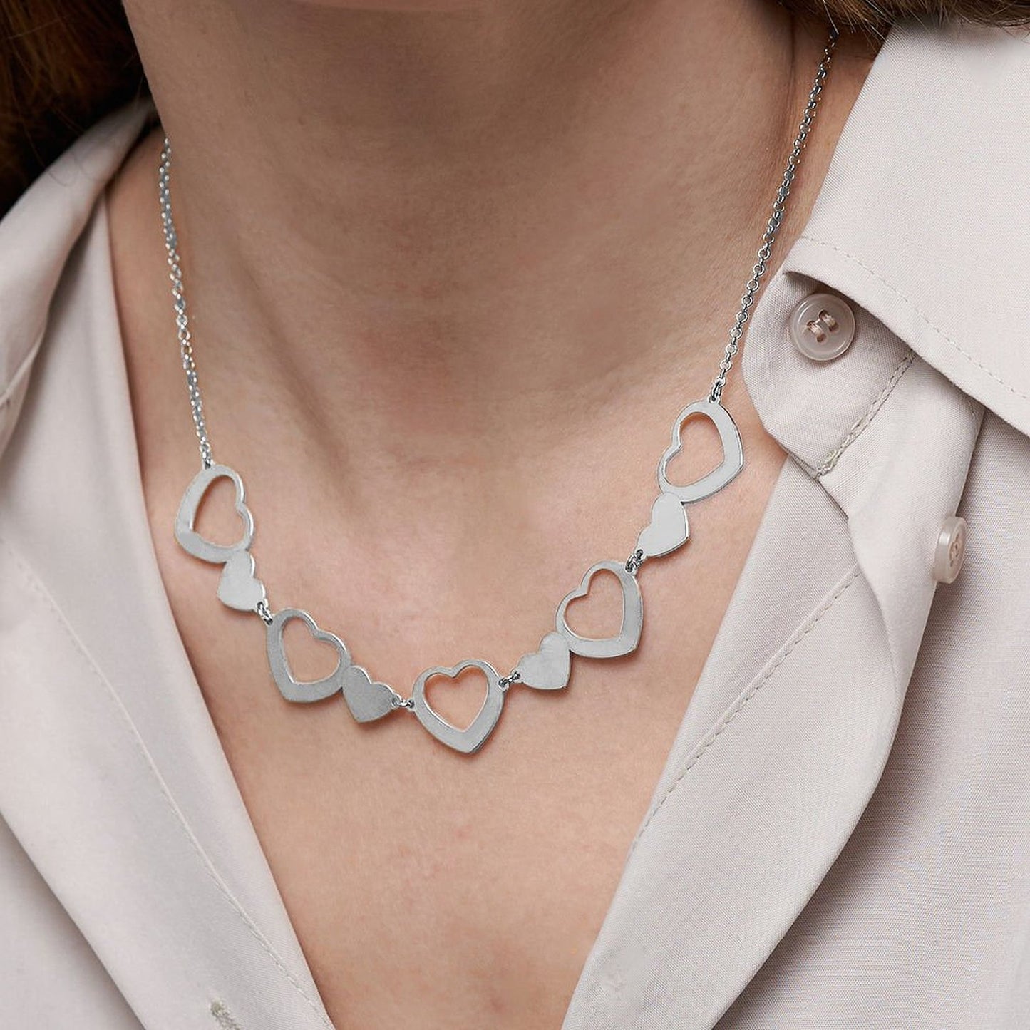 Multi Heart Necklace