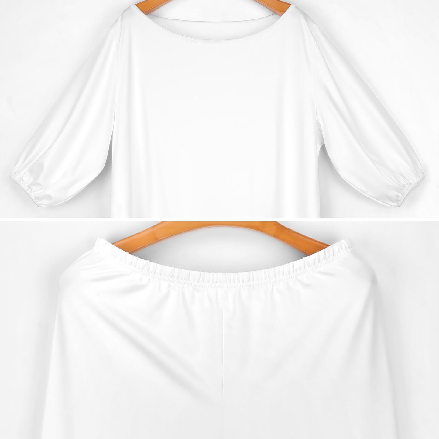 Diagonal Shoulder Two Piece Set