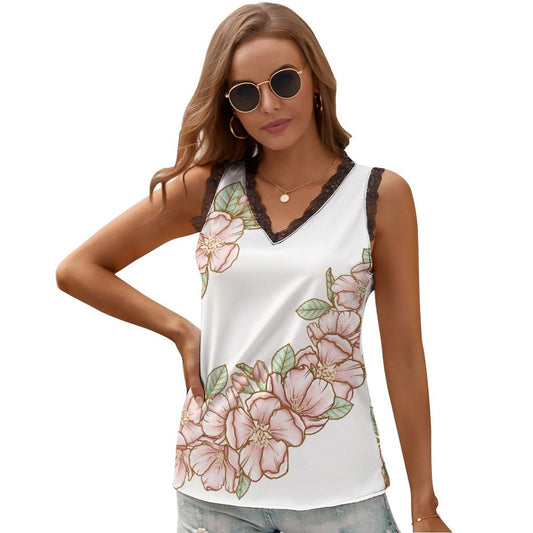 Printed V-neck Camisole