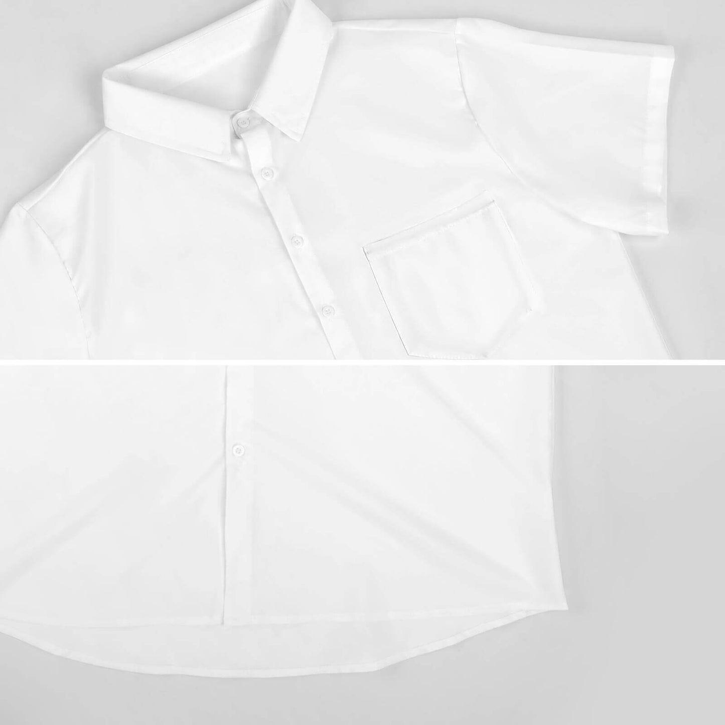 Pocket Less Short Sleeved Shirt