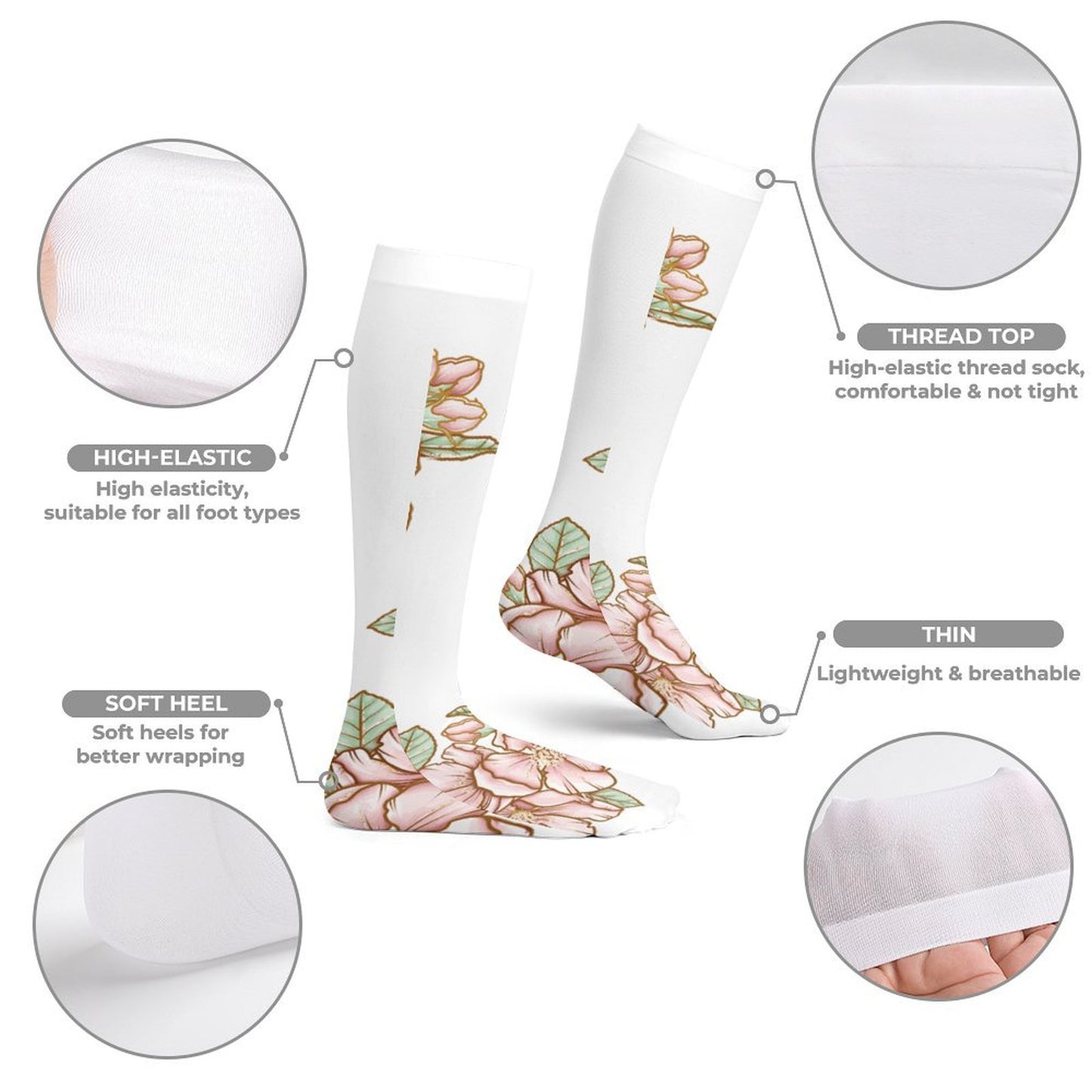 Trendy Stockings Flowers